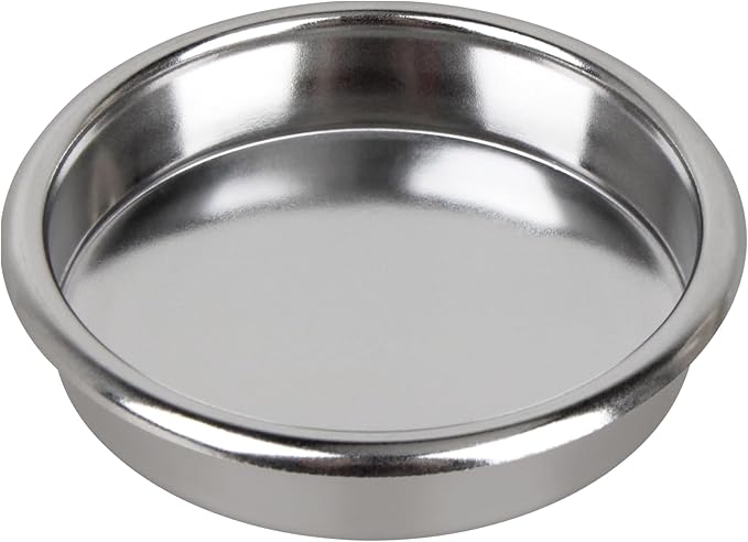 58mm Backflush Inser, Blind Portafilter Basket Backflush Filter Espresso, Stainless Steel Back Flush Blind Filter Basket Fits for Rancilio Espresso Machines Espresso Cleaning Disc(1pack)
