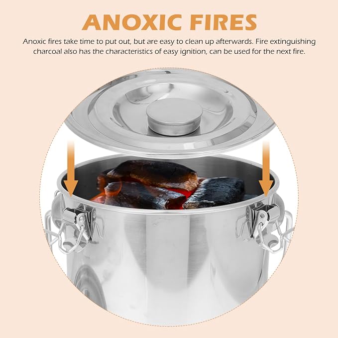 iplusmile Stainless Steel Airtight Canisters Container: 152 fl oz Airtight Clamp Lid Kitchen Food Storage Bucket for Rice Flour Grain Coffee Bean Flour Oil Sugar Milk