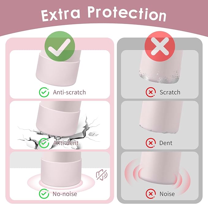 2PCS Silicone Water Bottle Boot, Compatible with Owala 24oz 32oz 40oz, Protective Anti-Scratch & Anti-Dent No Noise Sleeve Cover for FreeSip/Twist/Flip Water Bottles (Dreamy Field, 40oz)