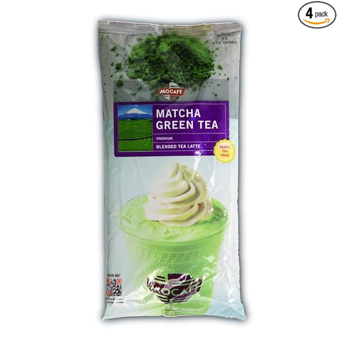 Mocafe Matcha Green Tea Latte, 3 Pound Bag -- 4 per case.