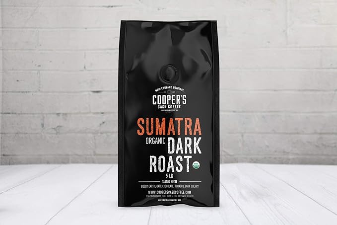 Ethiopian Bold Light Roast Grade 1, Ground Coffee, Natural Dry Processed Single Origin, Intense Bright Bold & Aromatic Coffee, Gourmet Coffee - 5lb Bag