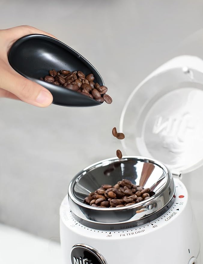 Coffee Bean Dosing Cup and Spray Bottle Set, Ceramic Single Dosing Tray for Coffee&Tea, Dosing Vessel Espresso Accessories for Coffee Bar, Black
