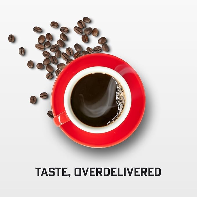 Eight O'Clock Coffee Dark Italian Espresso, Dark Roast Ground Coffee, 100% Arabica, Bold & Chocolaty, 30 Ounce (Pack of 1)