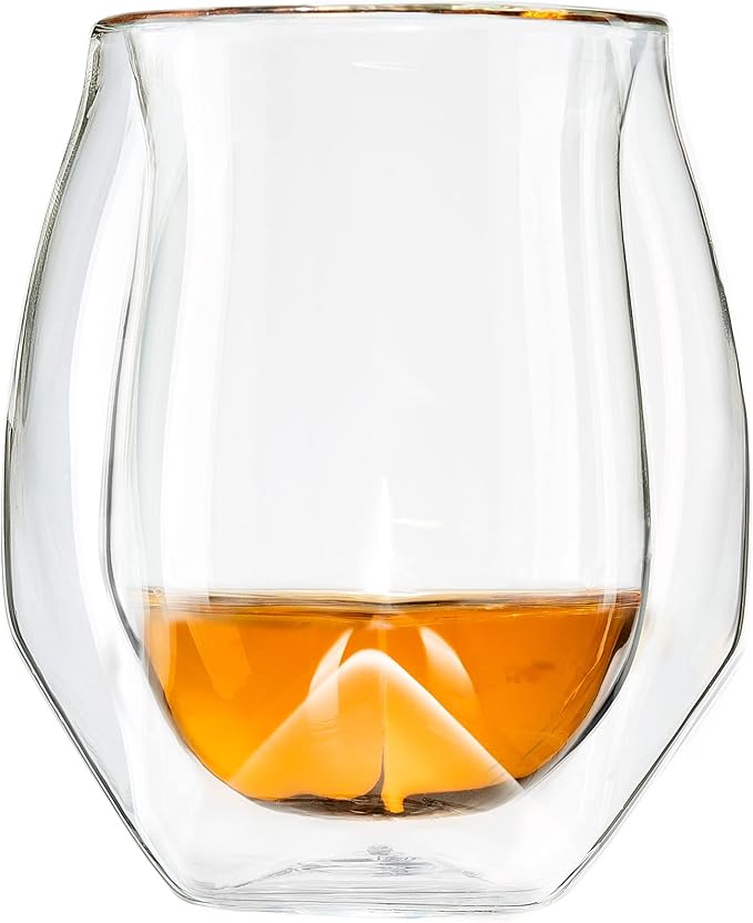 NORLAN WHISKY GLASS (Clear Single Glass with Polishing Cloth)