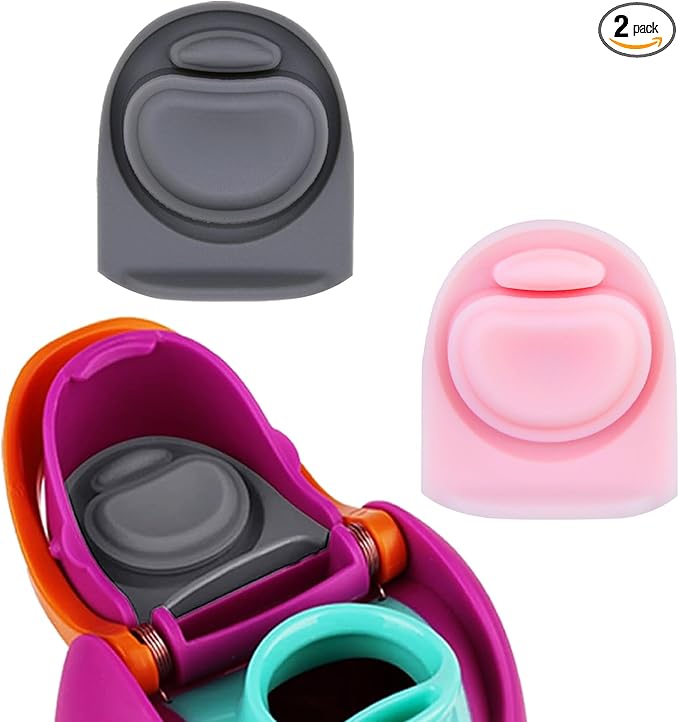 2 Pcs Replacement Rubber Seal Stopper Compatible with Owala FreeSip,Water Bottle Top Gasket Lid for Owala 16/19/24/32/40oz Bottle Mouth Cap Silicone Stoppers Parts Insert Accessories 2PB-1