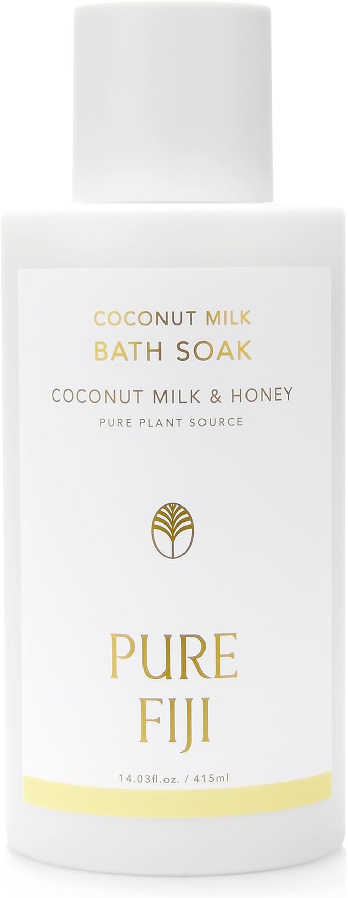 Pure Fiji Coconut Milk Bath Soak, Coconut Milk & Honey (14oz/415ml)