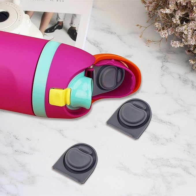 2pcs Replacement Rubber Stopper Seal Compatible with Owala FreeSip 24oz 32oz,Water Bottle Lid Insert Cap Silicone Seal Parts for Owala 16/19/24/32/40oz Spout Gasket Mouthpiece Accessories ZS1
