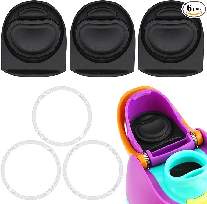 3 Sets Replacement Seal Gasket Stoppers for Owala Freesip Cap Mouth,Silicone O Sealing Ring Parts Water Bottle Top Lid Accessories for Owala Freesip 16/19/24/32/40oz 3p1-a03