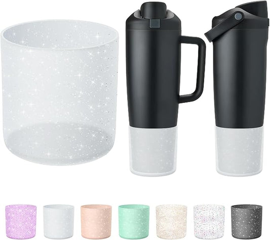 Silicone Higher Boot Compatible with Owala 30oz & 40oz FreeSip Sway Bottles & Tumblers, Large Protection Anti-Slip Bottom Cover Sleeve for Freesip Sway Tumbler and Bottle