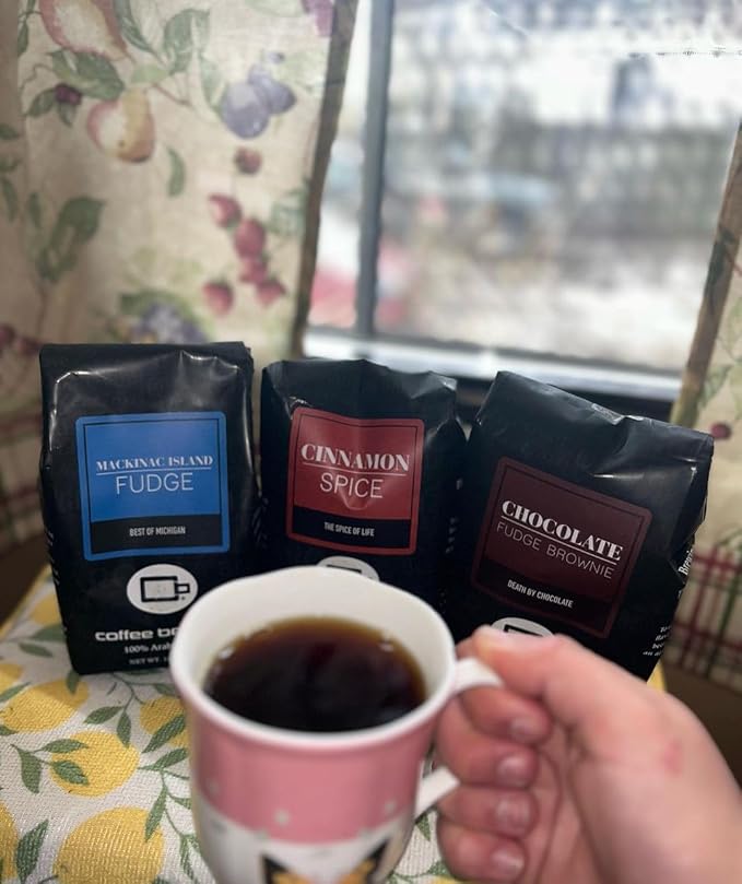Chocolate Fudge Brownie Flavored Coffee, Specialty Arabica Coffee, Medium Roast, 12 ounce, Automatic Drip (Ground)