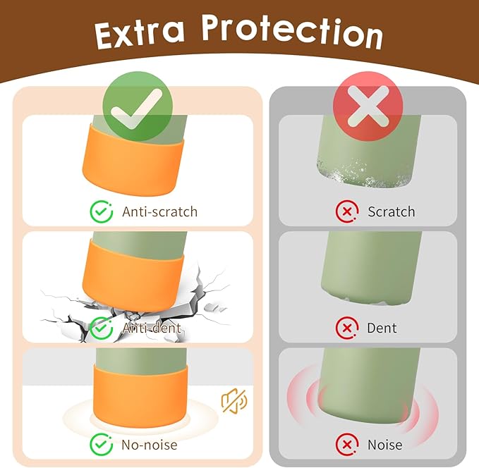 2PCS Silicone Water Bottle Boot, Compatible with Owala 24oz 32oz 40oz, Protective Anti-Scratch & Anti-Dent No Noise Sleeve Cover for FreeSip/Twist/Flip Water Bottles (Citrus Crush, 24oz)
