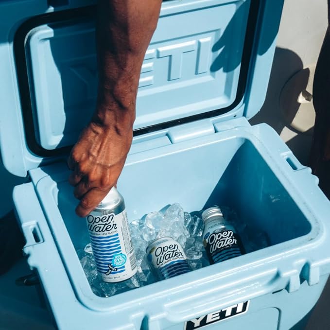 Open Water Still Bottled Water with Electrolytes in 16-oz Aluminum Bottles (1 Cases, 12 bottles - Still) | BPA-free and Eco friendly