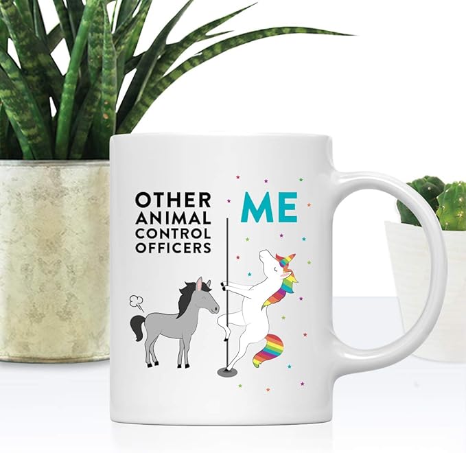 Andaz Press Funny Quirky 11oz. Ceramic Coffee Tea Mug - Thank You Gift, Horse Unicorn, 1-Pack, Birthday Ideas for Coworker Him Her, Gift Box