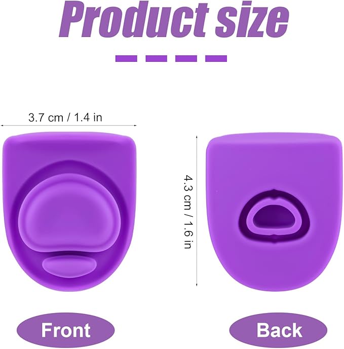 4pcs Replacement Stopper Compatible with Owala FreeSip 24oz 32oz, Water Bottle Top Lid Gasket for Owala 19/24/32/40oz Seal Bottle Cap Mouth Stopper Part Silicone Plug Accessories BPA-Free (Purple)