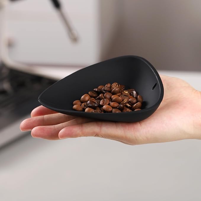 Bincoo Flexible Silicone Coffee Dosing Cup - No-Spill Bean Pouring for Grinders, Pepper & Spice Mill Funnel, Multi-Use Weighing & Pouring Tool, Kitchen Prep Measuring Dish, Set of 4