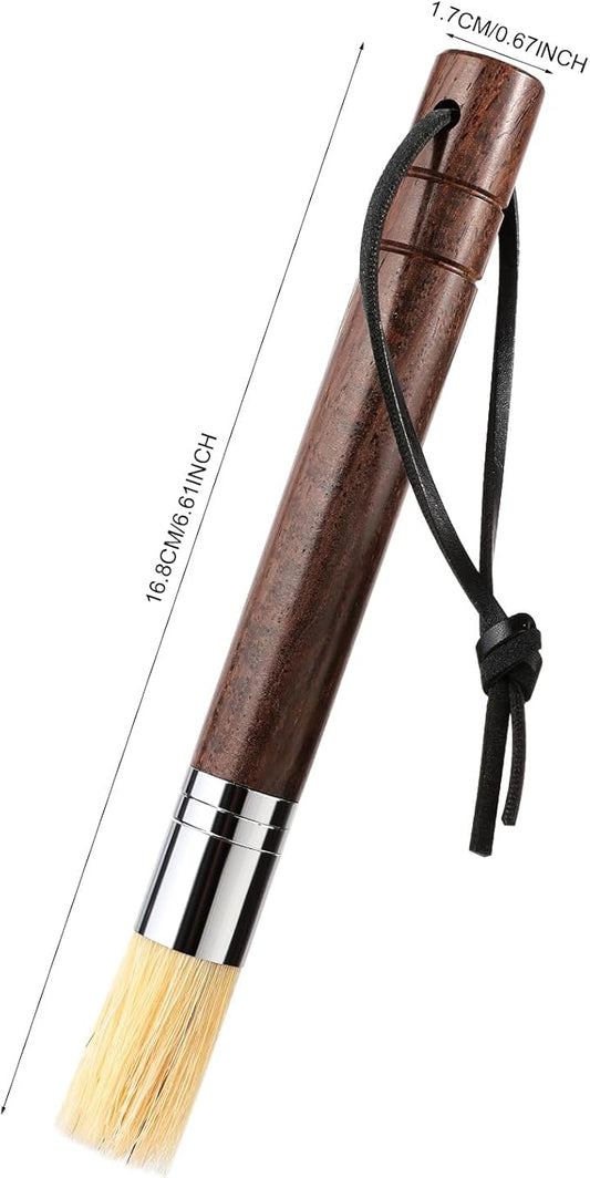 Coffee Grinder Cleaning Brush Dusting Espresso Brush Cleaner Wood Handle and Bristles Espresso Machine Cleaning Brush Coffee Cleaning Brush Barista Brush for Bean Grain Coffee Tool Barista HomeKitchen