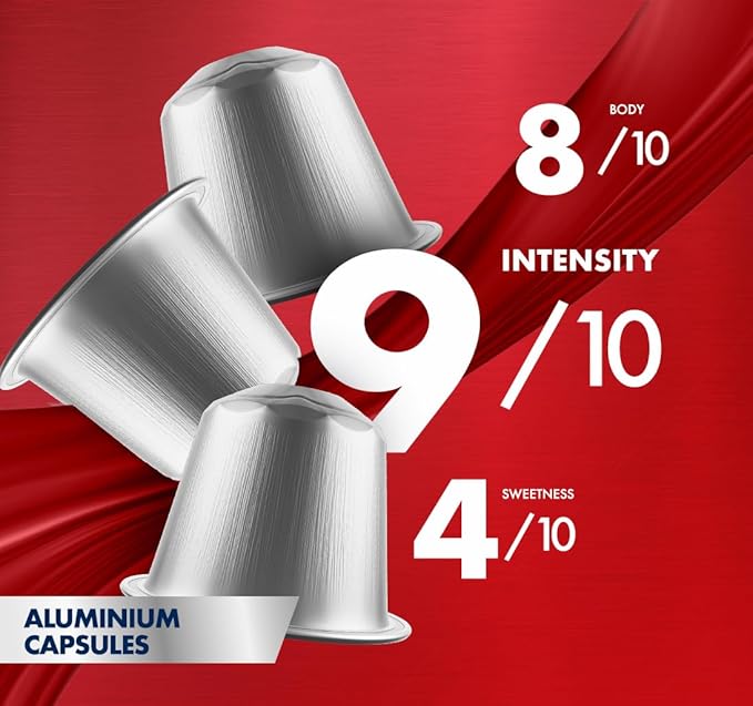 Caffè Borbone Magica Palermo Aluminum Capsules Compatible with Nespresso Original Machines, Dark Roast, 100 Count