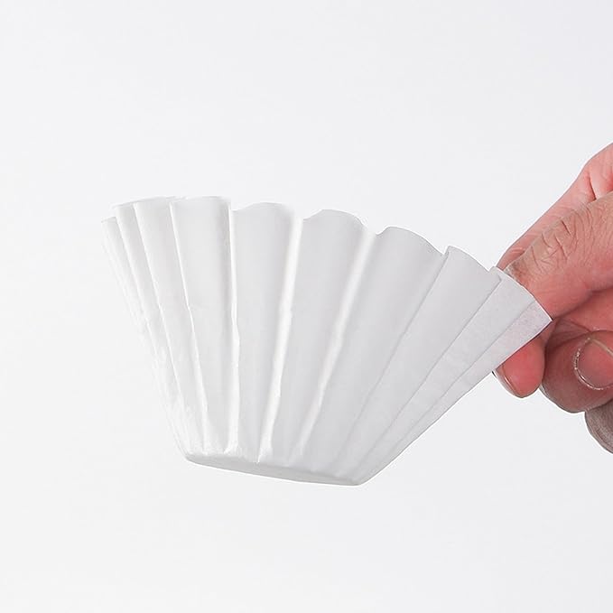 100 Count Basket Coffee Filters,Flat Bottm Paper Filter Compatible With Fellow Aiden Coffee Maker,Work With Batch Brew Filter Basket