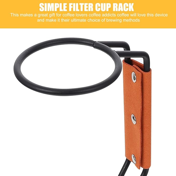 Hemoton Adjustable Coffee Dripper Stand with Synthetic Base Detachable Filter Cup Holder for Coffee Brewing Compact 7.5X4.7X3.5 Inch Maker Accessory for Home and Cafe