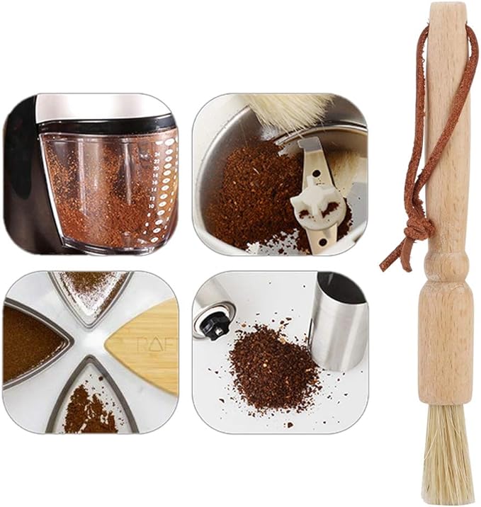 Coffee Grinder Cleaning Brush, Bar Tabletop Cleaning Tool for Coffee Powder, Durable Coffee Utensil Accessories