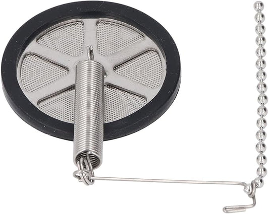 Reusable Metal Coffee Filter for Siphon Coffee Maker, Reusable Stainless Steel Syphon Coffees Filter with Chain for Siphon Coffee Maker Other Similar Syphon Coffee Machine