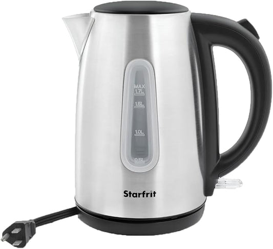 Starfrit Electric Kettle - 1.7L - Water Level Window - Automatic Shut-Off - 1500W