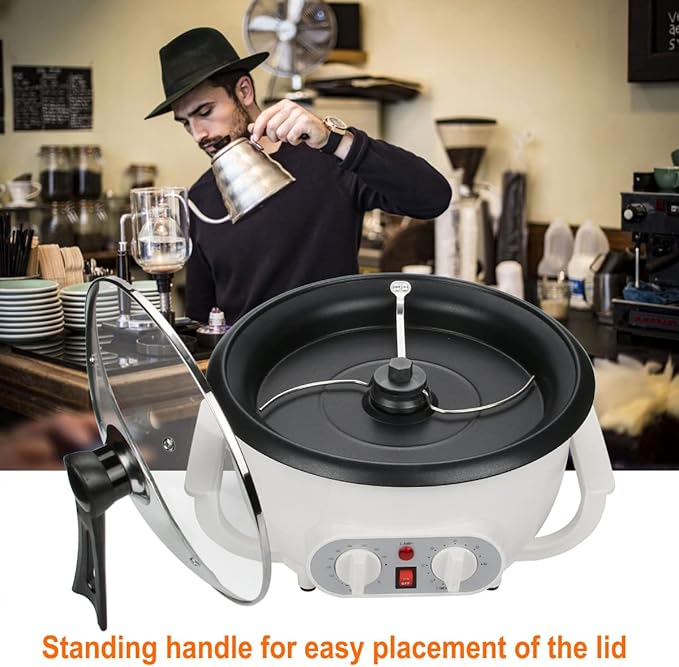 Coffee Bean Roaster Machine for Home Use, Coffee Roaster Machine with Timing, 110V 1200W