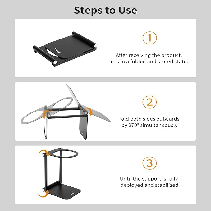 Pour Over Coffee Maker Stand,Foldable Portable Electric Espresso Machine Stand,Holder for Coffee Grinder,Universal Dripper,V60 Dripper,Travel Coffee Maker, Press Round&Red