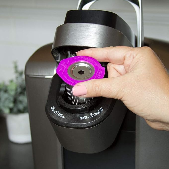 2-Item Café Flow Stainless Steel Reusable Coffee Pod + 100-Ct Café Filter Disposable Paper Cups - Compatible with Keurig 1.0, 2.0, K-Series Single Cup Coffee Makers