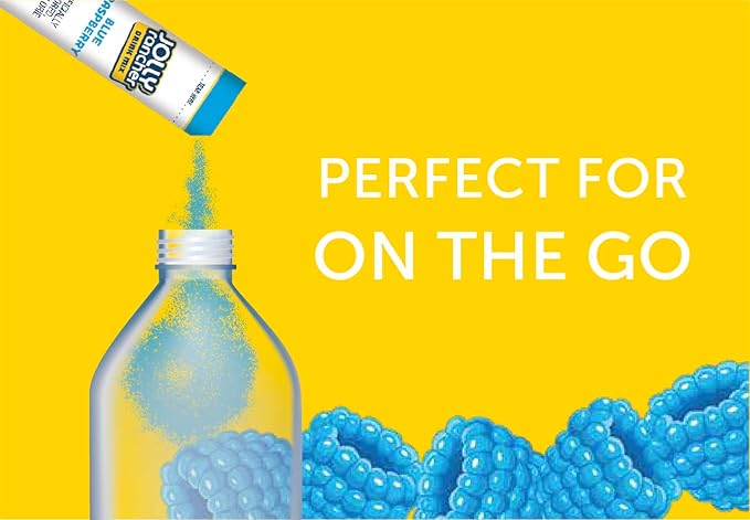 Jolly Rancher Blue Raspberry Singles To Go Drink Mix, 0.65 OZ, 6 CT (Pack of 4)