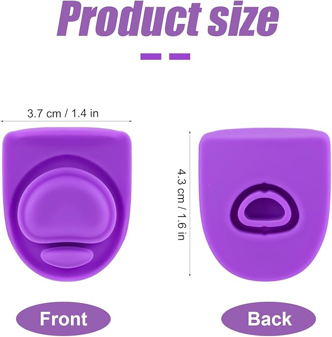 2pcs Water Bottle Top Lid Compatible with Owala FreeSip 24oz 32oz, Sealing Parts Replacement Stopper Silicone Plug Accessories for Owala Free Sip 19/24/32/40oz Seal Gasket Bottle Cap Mouth (Purple)