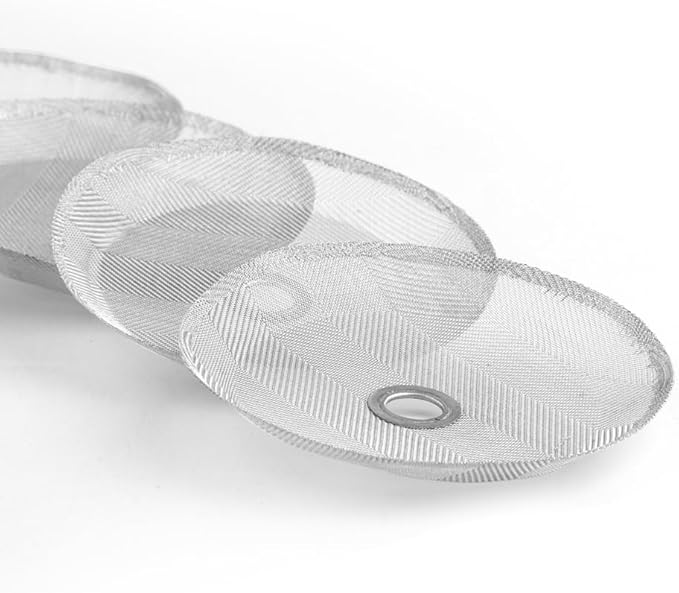 wedrink 6Pcs French Press Filters Screen Replacement for 12OZ French Press Coffee Makers
