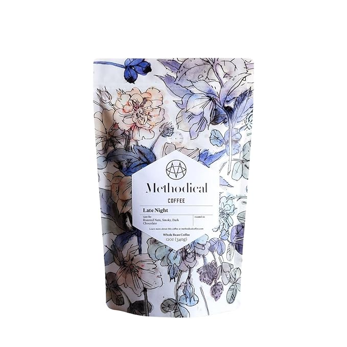 Late Night - Roasted by Methodical Roasting - Whole Bean Coffee - 12 Ounce Bag
