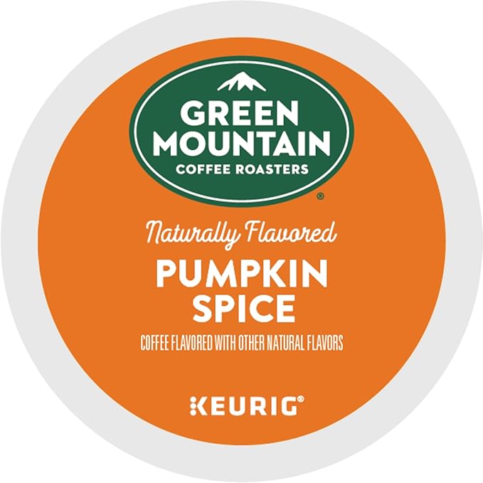 Green Mountain Coffee Roasters Pumpkin Spice, Keurig Single-Serve K-Cup Pods, Light Roast Coffee, 60 Count (6 Packs of 10)