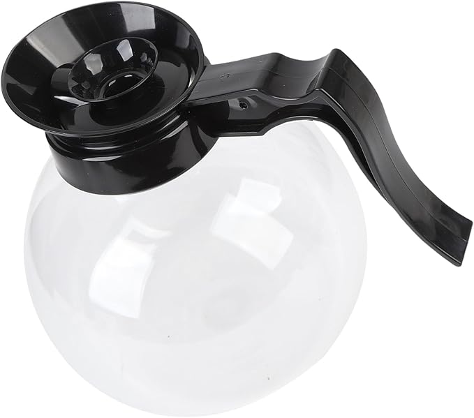 1.8L Glass Coffee Pot, Coffee Server Heat Proof Coffee Carafe High Borosilicate Glass Pitcher for Brewing & Serving, Clear Coffee Decanter for Outdoor Travel Picnics