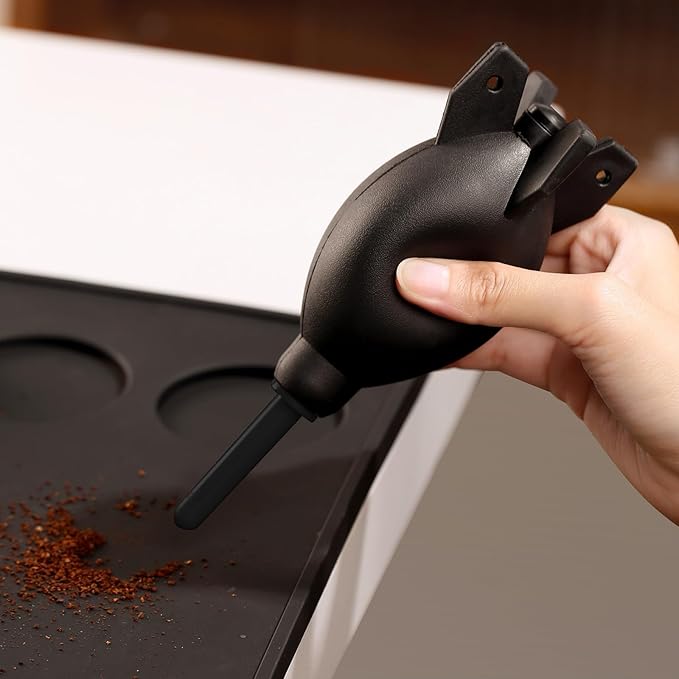 Bincoo Coffee Grinder Cleaning Brush &air blower for Coffee Grinder, Espresso Machine and Portafilter Accessories (Brush & air blower, 2)