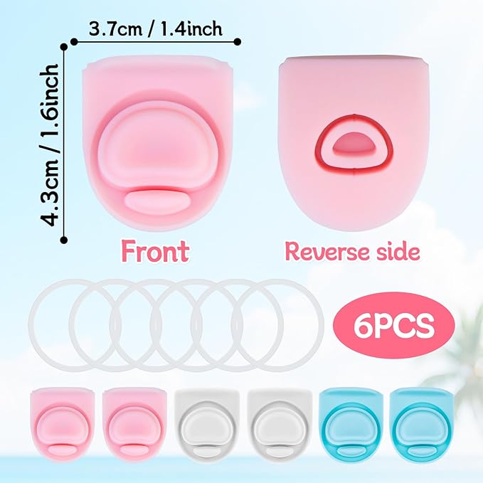 6 Sets Replacement Rubber Stopper and O Ring Gasket Compatible with Owala FreeSip 24oz 32oz,Water Bottle Lid Insert Cap Seal Parts for Owala 16/19/24/32/40oz Mouthpiece Accessories Z6S2
