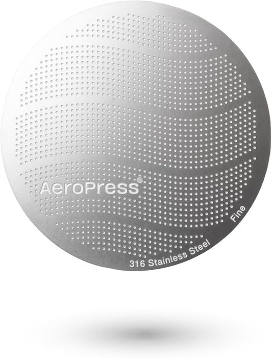 AeroPress Stainless Steel Reusable Filter - Metal Coffee Filter for AeroPress Standard Coffee Makers, 1 Pack, 1 Filter