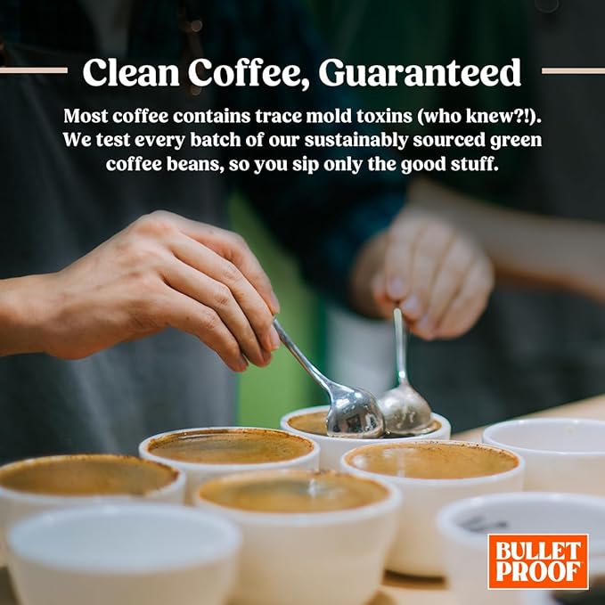 Bulletproof French Kick Dark Roast Ground Coffee, 12 Ounces, 100% Arabica Beans, Clean Coffee Tested for Toxins, Packaging May Vary