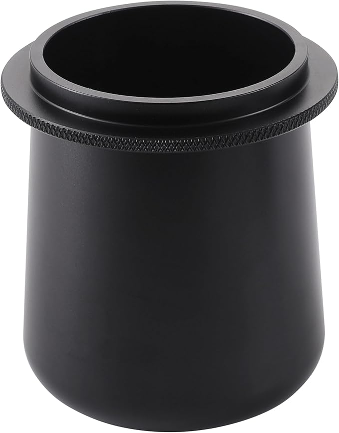 51mm Espresso Dosing Cup Compatible with Delonghi Espresso Machine Portafilter Coffee Dose Cup-Aluminum Black
