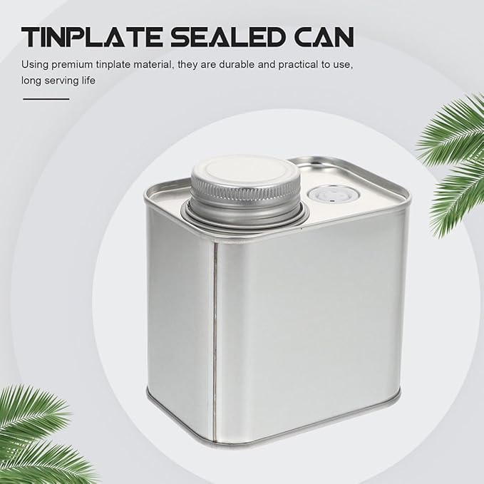 3pcs Airtight Coffee Storage Canisters with Air Valve, Square Tin Containers with Lids for Coffee Beans and Powder, Vacuum Sealed Food Organizer for Kitchen and Pantry