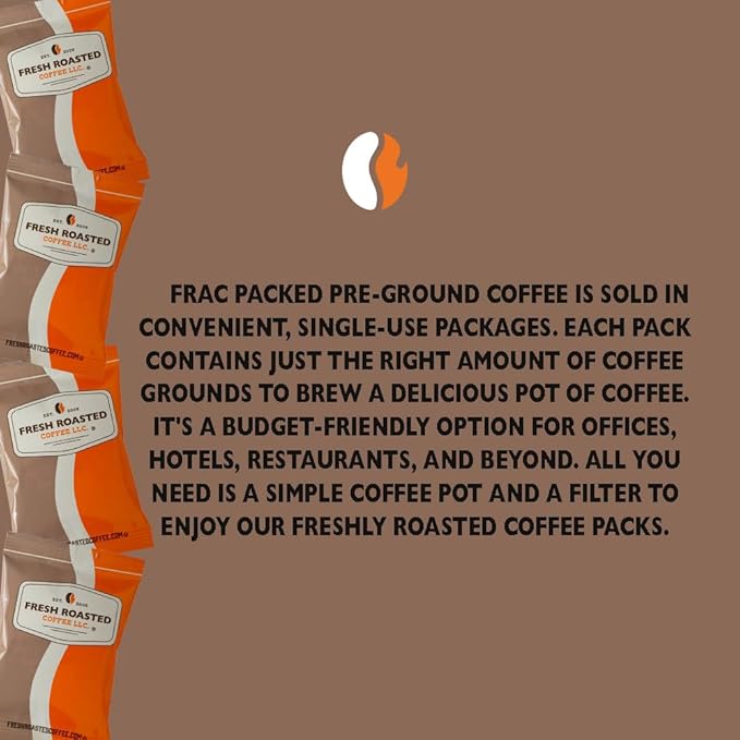 Fresh Roasted Coffee, Breakfast Blend, Kosher, Pre-Ground Fractional Packs, 2.25 Ounce, 36 Count