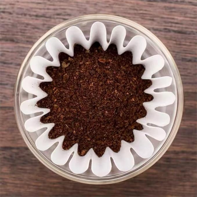 Commercial Coffee Filters 12 Cup Extra Large (300ct) - 9.75" Diameter Unbleached Filters for Bunn Style Machines, Flat Bottom Design Prevents Overflow - Bulk Cold Brew & Restaurant