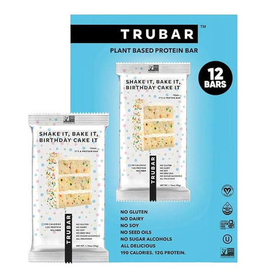 TruBar Birthday Cake Protein Bar, 1.76 OZ