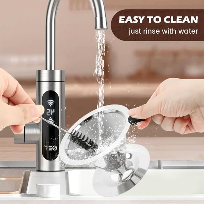 Pour Over Coffee Dripper, Stainless Steel Cone Coffee Filter with Base, Dual-Layer Fine Mesh Coffe Filter, Paperless Reusable Cone Coffee' Maker Dripper with Cleaning Brush(SIZE:S)