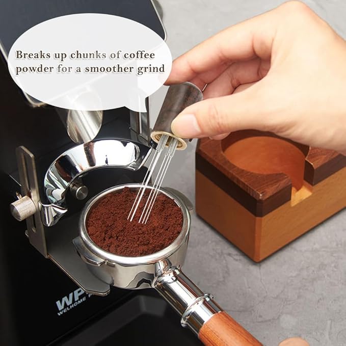 4Pcs Coffee Bean Dosing Cup and Spray Bottle Kit For Espresso, Espresso Coffee Stirrer and Spoon Set, Ceramic Dosing Vessel Tray/Single Dose Measuring Tray Coffee Bar Accessories for Coffee Lover