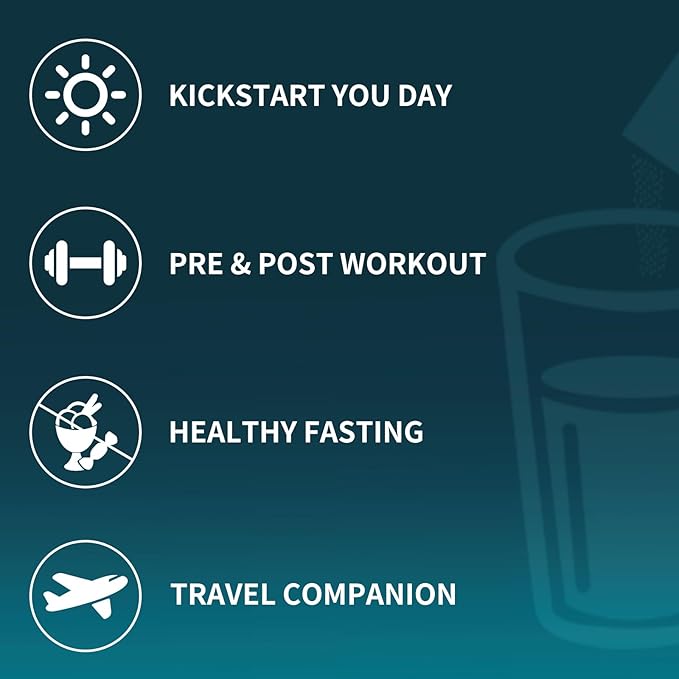 Electrolytes Powder Packets, 30 Sticks Hydration Packet Sugar Free, Electrolyte Drink Mix Travel Electrolyte for Rapid Hydration, Lemon Mint