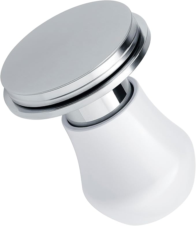 Normcore 51.5 mm Coffee Tamper - V4.1 Mini Spring-Loaded Tamper with Click Feedback - Fits La Pavoni Professional PL, Europiccola EL - Aluminium Handle, White