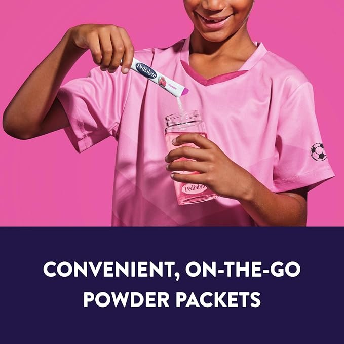 Pedialyte Electrolyte Powder | Hydration Drink for Kids & Adults | Variety Pack: Grape, Strawberry Fruit Punch, and Apple, 8 Powder Packets