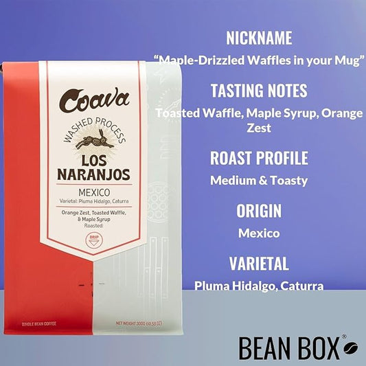 Mexico Los Naranjos - Roasted by Coava Coffee Roasters - Freshly Ground Coffee - 12 Ounce Bag